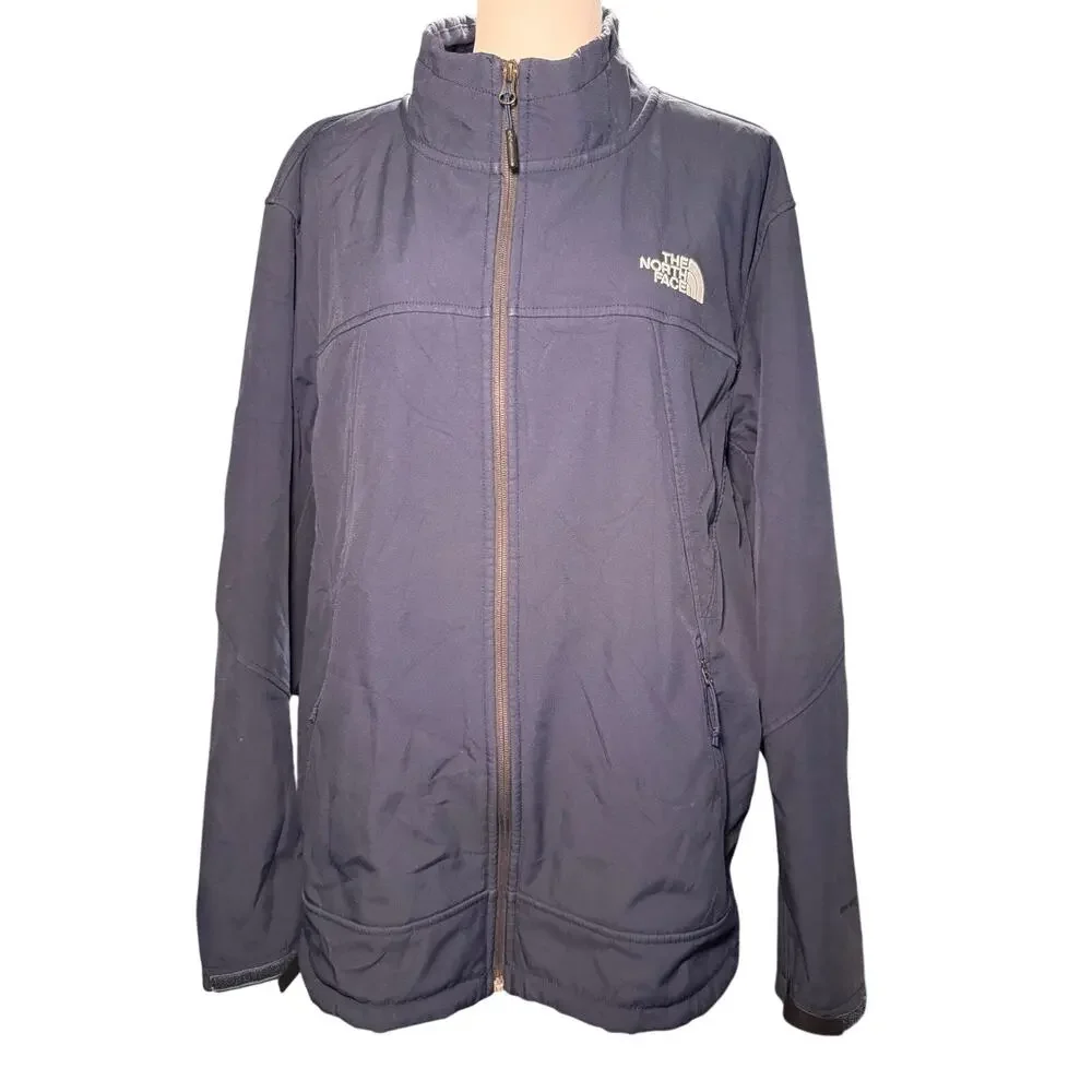 The North Face Apex Chromium Thermal Jacket, Navy WindWall Fleece, Men's XL